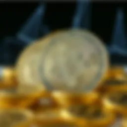 Conceptual illustration of APR and APY in cryptocurrency